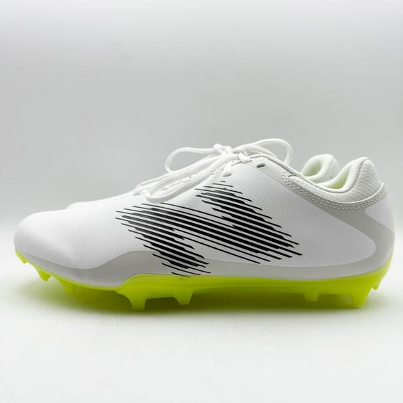 New Balance Mens Rush V4 Low Lacrosse Cleatss Size 12 White Neon Green NWOB - Picture 8 of 12